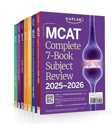 MCAT Complete 7-Book Subject Review 2025-2026, Set Includes Bo...