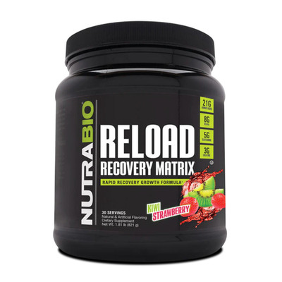 NutraBio RELOAD Recovery Matrix - Rapid Muscle & Strength Boost - 30 Servings