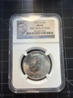 USA Silver Kennedy Half Dollar 1964 D NGC Ms65