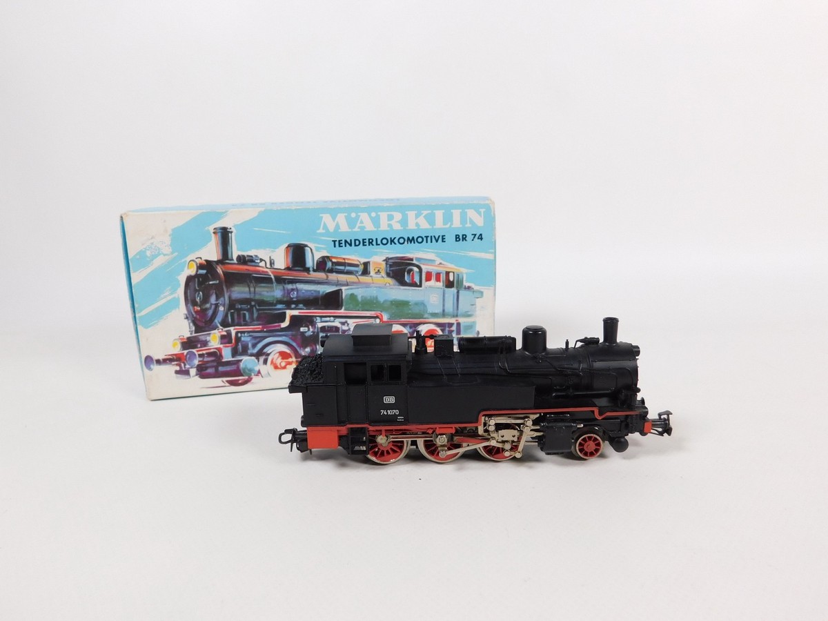 Märklin H0 AC 3095 Steam Locomotive Tender 74 1070 DB Very Good+