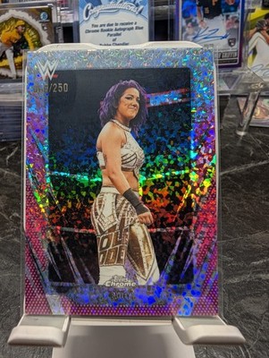 2026 Topps Chrome WWE Bayley #19 Pink Mini Diamond Refractor /250