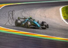 SEBASTIAN VETTEL ASTON MARTIN F1 SIGNED 12x16 AUTOGRAPHED PHOTO EXACT PROOF +COA