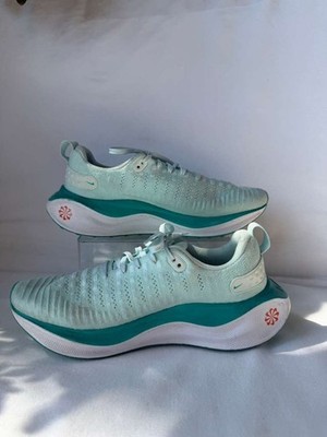 Nike React Infinity Run Flyknit 4 Running Shoes womens Sz 10 Mint Green Sneakers