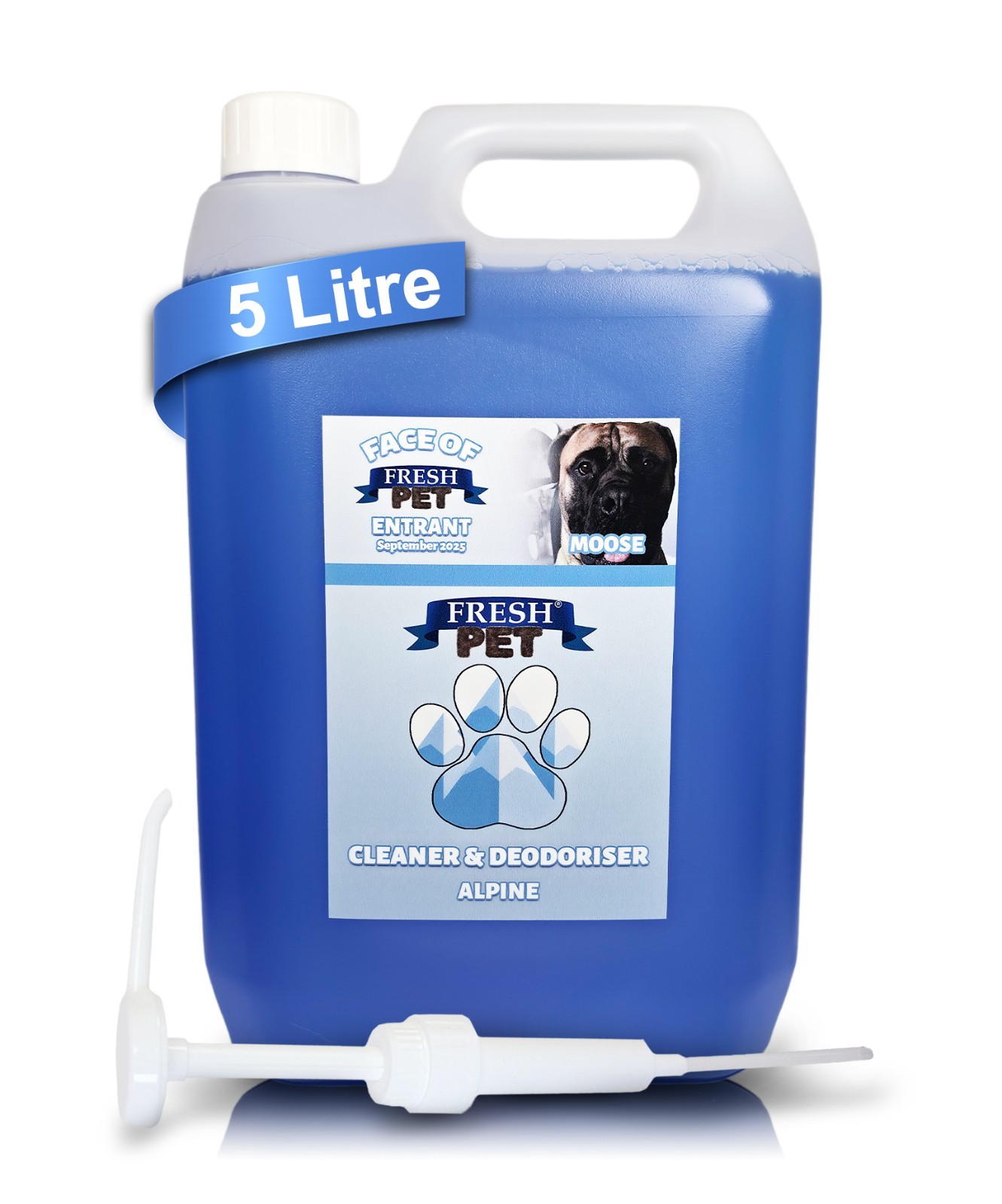 Kennel Cattery Cleaner & Disinfectant Alpine Scent 5L With Pump Fresh Pet®
