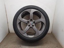 2016 ON MK1 ALFA ROMEO GIULIA 18" ALLOY WHEEL +6MM BRIDGESTONE TYRE 156119163