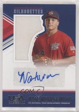 2018 USA Baseball Stars & Stripes Jerseys Blue Ink /199 Nate Wohlgemuth Auto 1h1