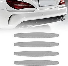 4 Pack Grey Bumper Guard Strip, Anti-Collision Patch Car Bumper Guard StripGrey