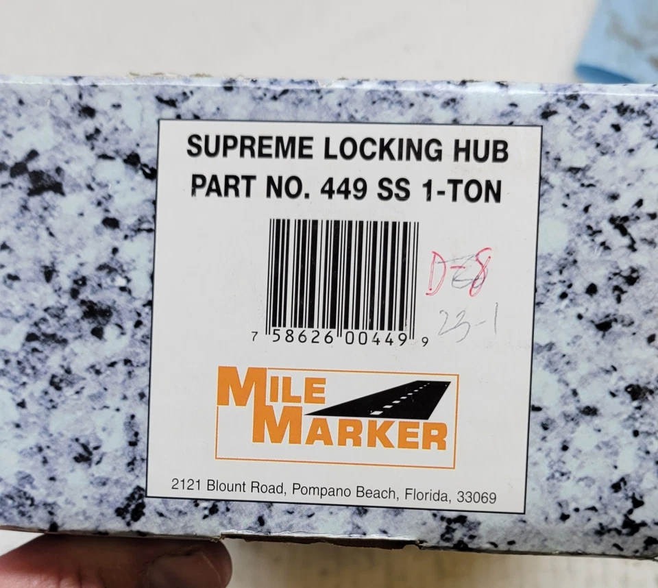 Bujes de bloqueo Mile Marker 449SS. Cualquier Dana 50/60 con 30 ejes spline. Foto 2 de 2