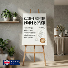 Foamex Foam Board Signs Rigid PVC Printing Full Colour Custom Printed