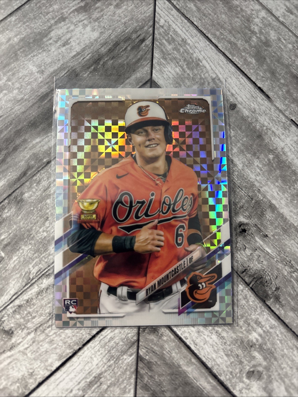 2021 Topps Chrome - Ryan Mountcastle #63 X-Fractor (RC)