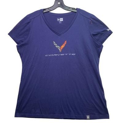 Corvette Shirt Womens Extra Large Spellout Racing Car Grunge Everyday Streetwear