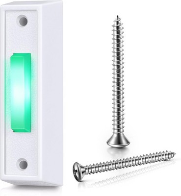 Saillong LED Lighted Doorbell Button Wired, Door Bell Ringer Push Buttons
