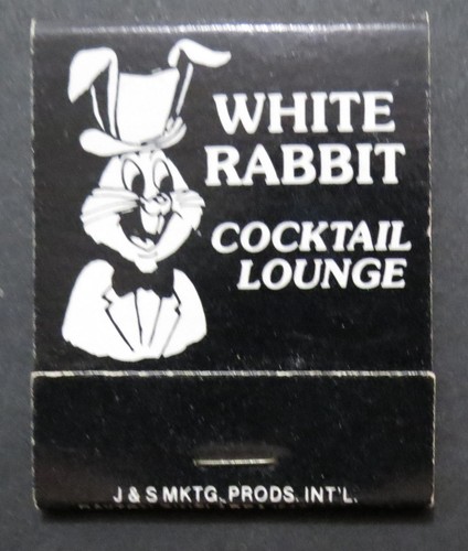 WHITE RABBIT COCKTAIL LOUNGE Centerville OHIO matchbook DAYTON Adrienne's BAR
