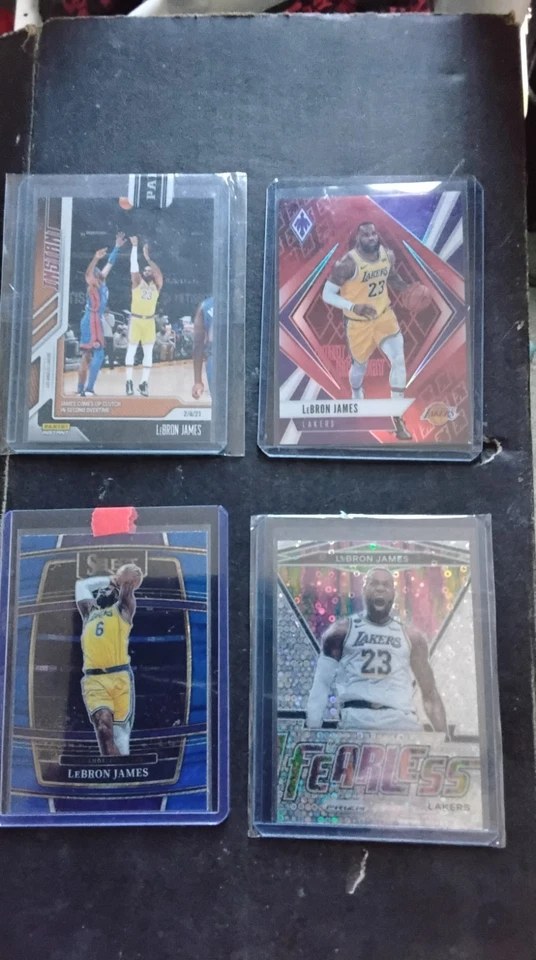 Tarjetas de novato Lebron James PSA 9 uso del juego / PSa 10 L.James lote. Foto 2 de 3