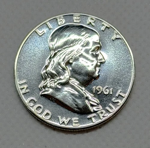 1961 Franklin Half Dollar- Proof Uncirculated - #3