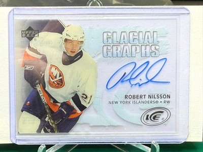2005-06 Upper Deck Ice - Glacial Graphs Robert Nilsson #GG-RN (AU, RC)