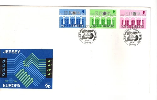 1984 JERSEY - EUROPA FDC FROM COLLECTION K32