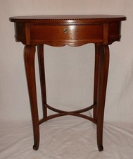 Beistelltisch Telefontisch Antik Ovaler Tisch