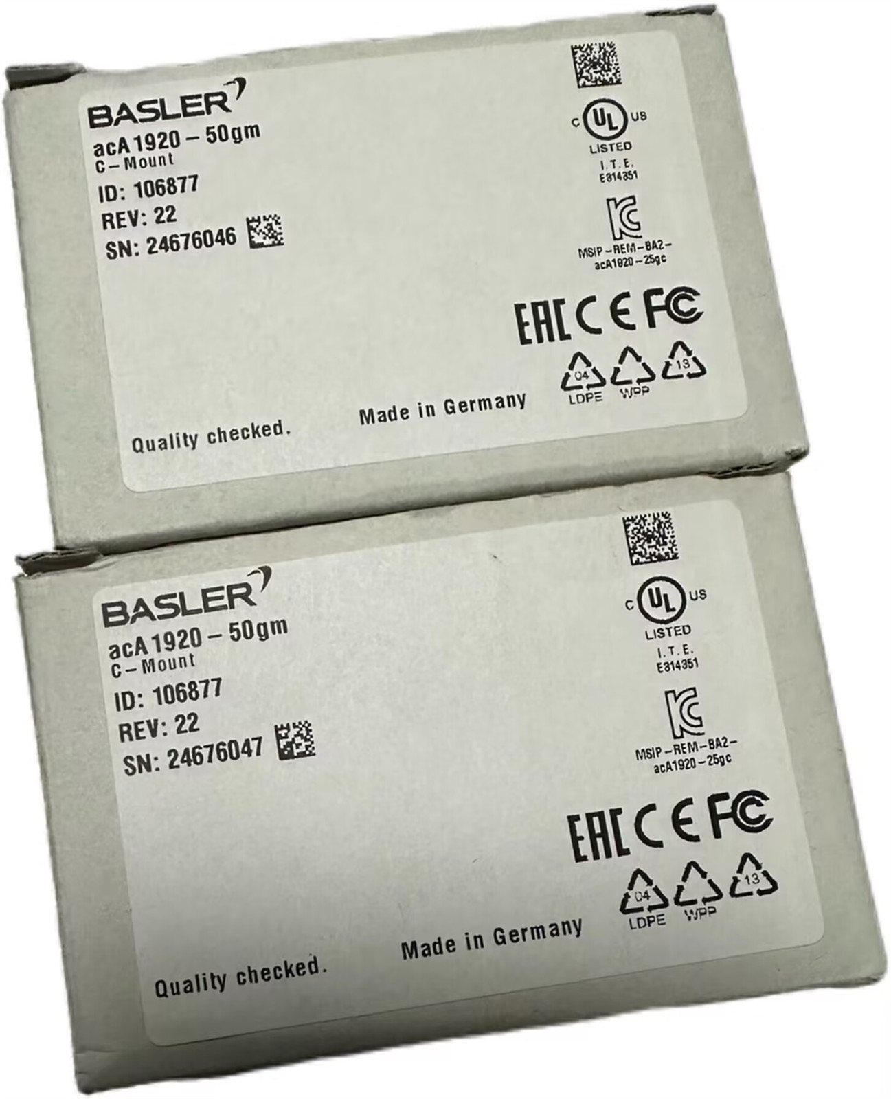 1PC New Basler acA1920-50gm industrial  DHL fast shipping