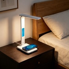 LED Desk Lamp, Desk Lamp with Charging Function, Folding Desk Lamp