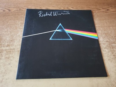 RICHARD WRIGHT HAND SIGNED 1973 VG+ Pink Floyd Dark Side Of Moon SEE NOTES! LP33