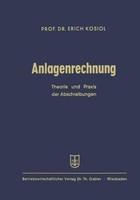 Anlagenrechnung Erich Kosiol