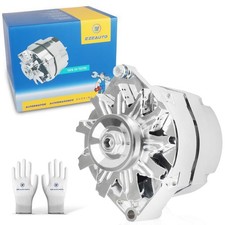 New Chrome 1 Wire Self Exciting Alternator High Output 120Amp Replacement for...