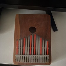 Piano à pouce Kalimba en bois et métal, analogique, 12 pads, instrument débutant