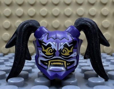 LEGO Ninjago: Purple Oni Mask - Mask of Hatred w/ Closed Mouth Pattern 70643