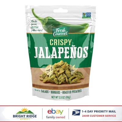Delicious Crispy Jalapenos, 3.5 Ounce Pack of 6 Ideal for Casseroles and Dishes