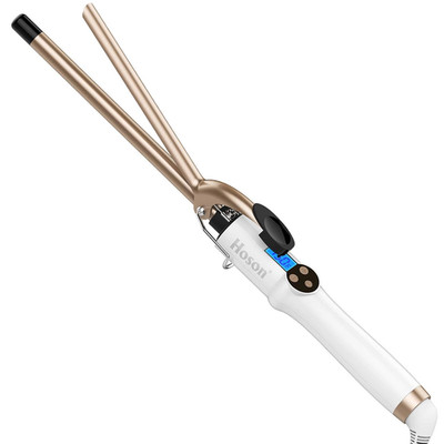 1/2 Inch Curling Iron Professional, Ceramic Tourmaline Curl Wand Barrel, Hair Cu