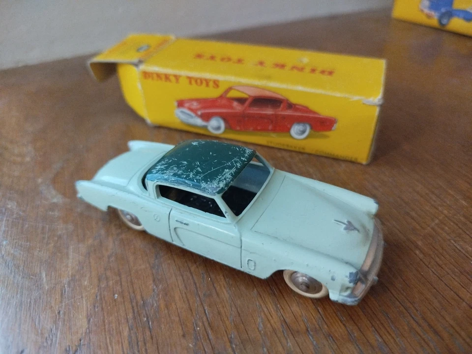Dinky Toys Ancien Meccano Boîte Origine Studebaker Commander 24 Y - Photo 2/4