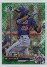 2017 Bowman Chrome Prospects Mega Box Green Refractor 40/99 Amed Rosario 6u5