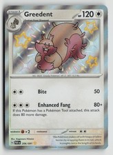Greedent #206 Prices | Pokemon Paldean Fates | Pokemon Cards Greedent #206 Prices | Pokemon Paldean Fates | Pokemon Cards