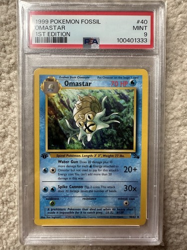 Omastar (1st Edition) graded PSA 9 for sale on eBay