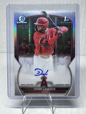 2023 Bowman Chrome - Prospect Autographs Dario Laverde #CPA-DL Refractor /499