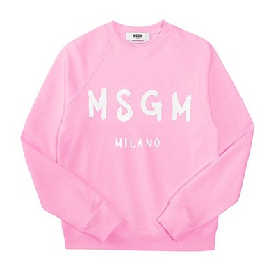 MSGM Brushed Logo Women's Sweatshirt 2000MDM513 200000 12 Pink