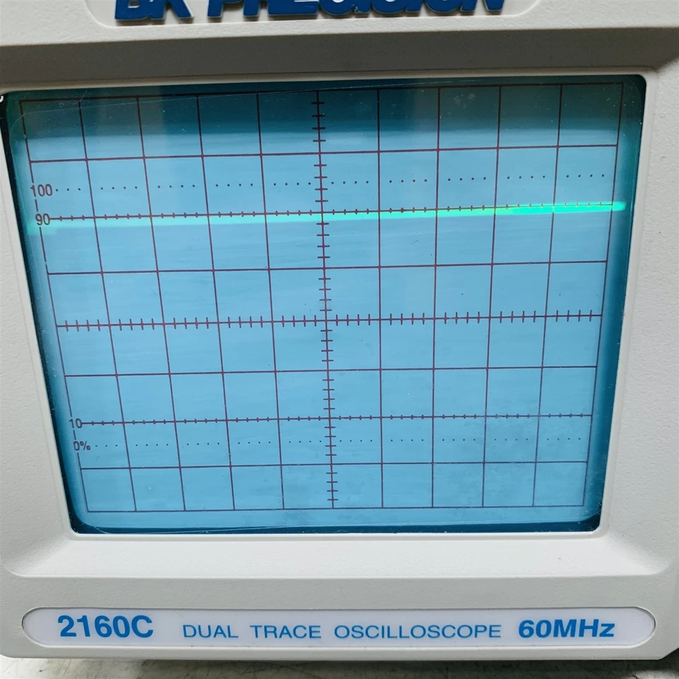 BK Precision Model 2160C 60MHz 2-Channel Dual Trace Analog Oscilloscope Parts - Image 2 of 4