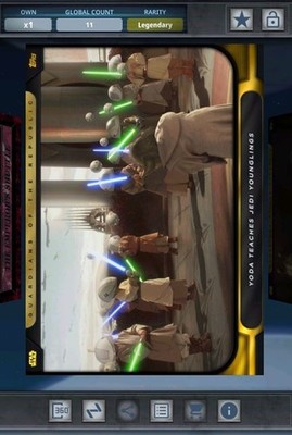 Star Wars Card Trader Digital Legendary Guardians Republic Yoda Teaches 11cc