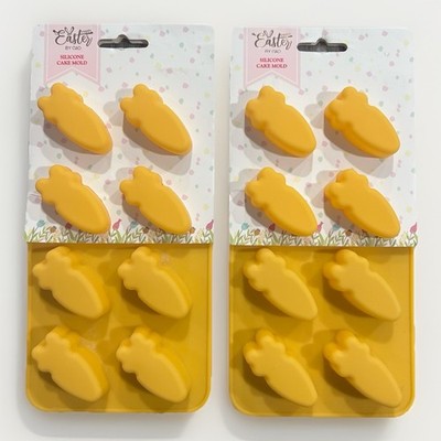 Silicone Carrot Molds Brand New  Decorations Chocolate 2 Sets