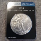 2025 (P) $1 American Silver Eagle First Eagle Privy PCGS MS69 Blue Label