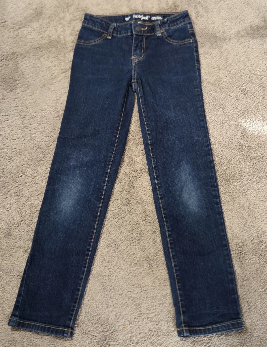 Cat & Jack Jeans Jeggings Size 10 Plus Super Stretch Patch Patchwork New NWT 492