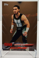 2018 WWE Topps BRONZE #64 Mustafa Ali Wrestling Card