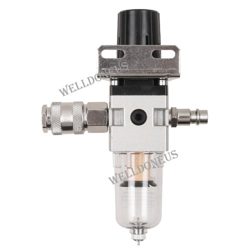 Druckluft Wasserabscheider 1/4" 10 bar Druckminderer Wartungseinheit Filter DHL - Bild 8 von 12