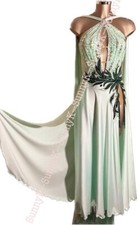 jz Handmade Dance Dress/Ballroom dance dress smooth Waltz Tango Foxtrot