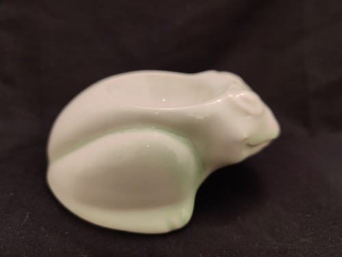 Large Green Frog Ceramic Novelty Egg Cup Eggcup 5cm Tall Excellent Condition - Picture 7 of 11