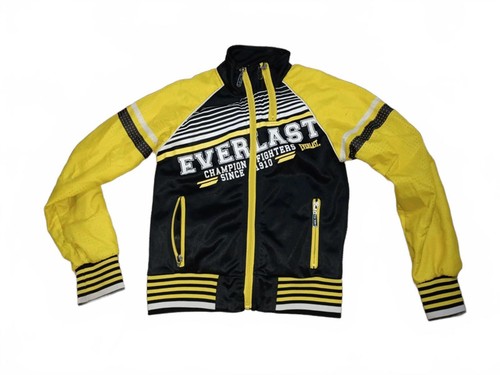 Everlast Stylish Track Jacket - Black & Yellow 7-8 Years - 第 1/4 張圖片