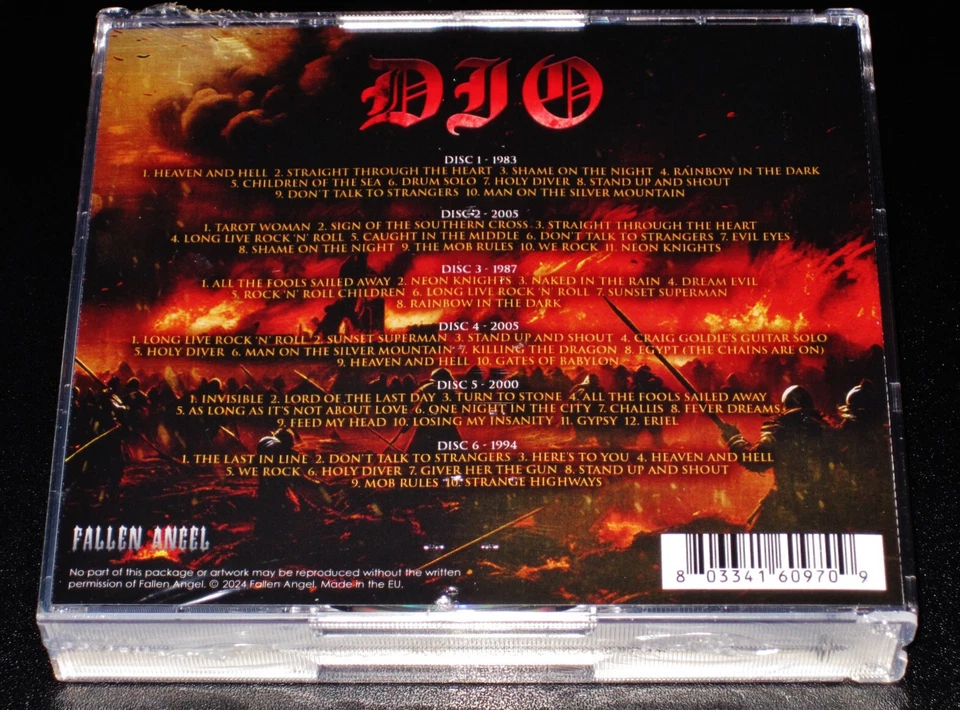 Dio: Radio Broadcast Collection 1983-2005 6 CD Box Set 2024 UK Jewel Case NEW - Image 2 of 2