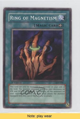 2003 Yu-Gi-Oh! Starter Deck Pegasus 1st Edition Ring of Magnetism READ 1a1 - Picture 1 of 3