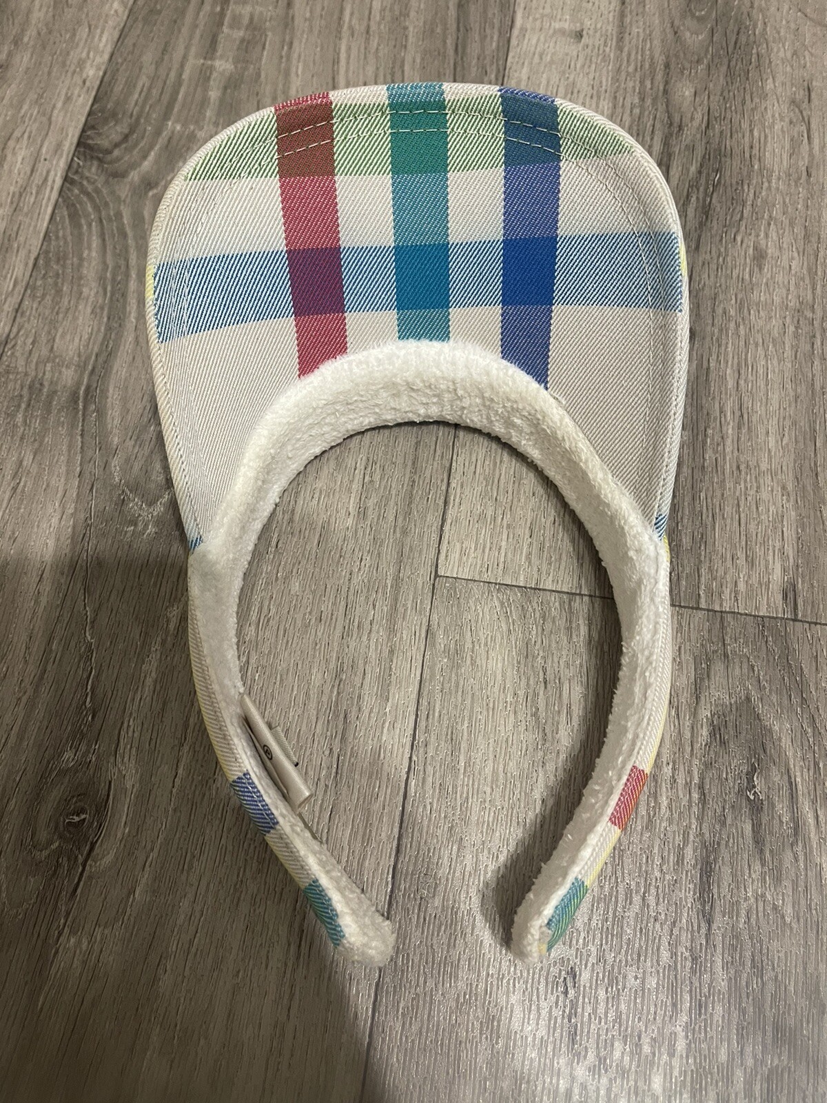 Rare Burberry Soft Terry Rainbow Visor Sunvisor – Lightweight One Size image 8